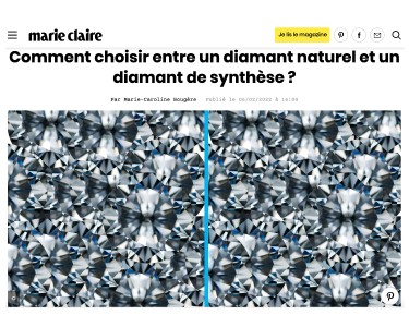 DIAMANT NATUREL OU DIAMANT DE SYNTHÈSE ?