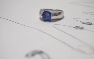 A SECOND LIFE FOR A VIVID BLUE SAPPHIR