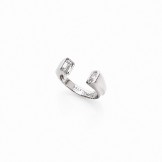 BAGUE ODDITY Or gris 18k (750/1000). - DFLY Paris
