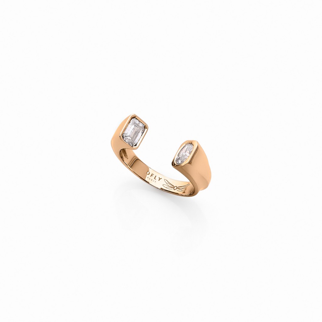 Oddity Ring 18k (750/1000) Yellow Gold. - DFLY Paris