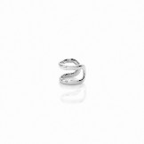 ORNEMENT D'OREILLES NOX Or gris 18k (750/1000). - DFLY Paris