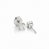 Diamondfly Ear Studs 18k (750/1000) White Gold. - DFLY Paris