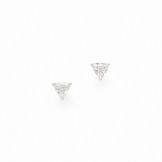 Diamondfly Ear Studs 18k (750/1000) White Gold. - DFLY Paris