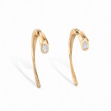 Oddity Earrings 18k (750/1000) Yellow Gold. - DFLY Paris