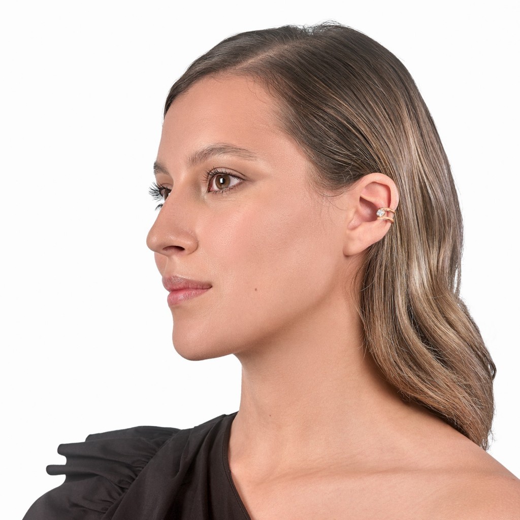 Dnox Ear Cuff 18k (750/1000) Red Gold. - DFLY Paris