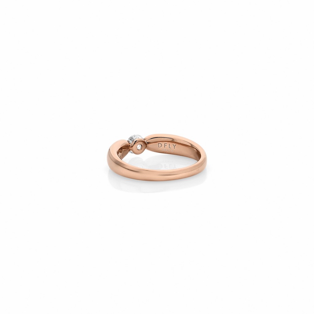 Alcione Ring 18k (750/1000) Red Gold. - DFLY Paris
