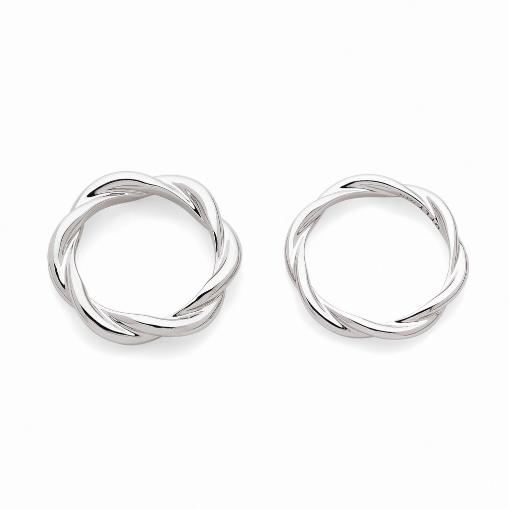 ANNEAU CALIDUS Or gris 18k (750/1000). - DFLY Paris