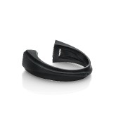 BAGUE ODDITY BLACK LINE Or noirci 18K (750/1000). - DFLY Paris