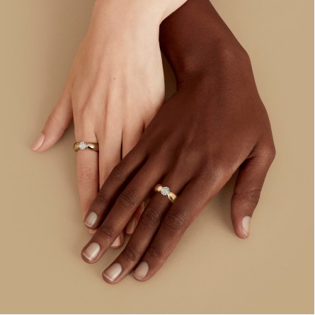 Alcione Ring 18k (750/1000) Red Gold. - DFLY Paris