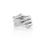 COBRA RING 18k (750/1000) White Gold. - DFLY Paris