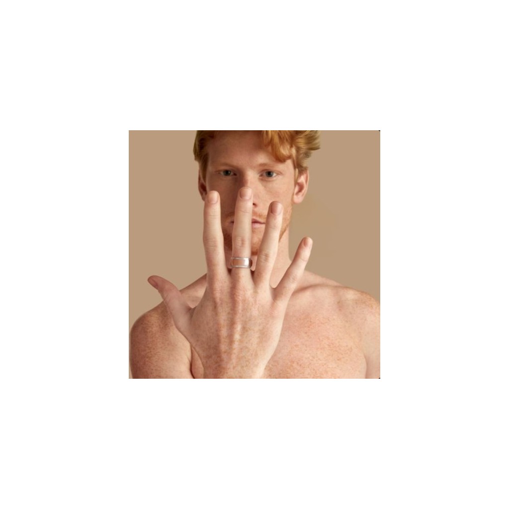 SATURN BAND Silver (925/1000) & Yellow gold 18K (750/1000) - DFLY Paris