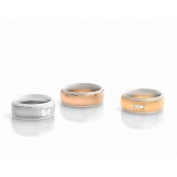 NEON BAND Silver (925/1000) & Yellow gold 18K (750/1000) - DFLY Paris
