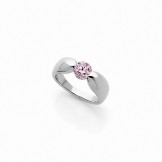 FANCY COLOR ALCIONE RING (950/1000) Platinum. - DFLY Paris