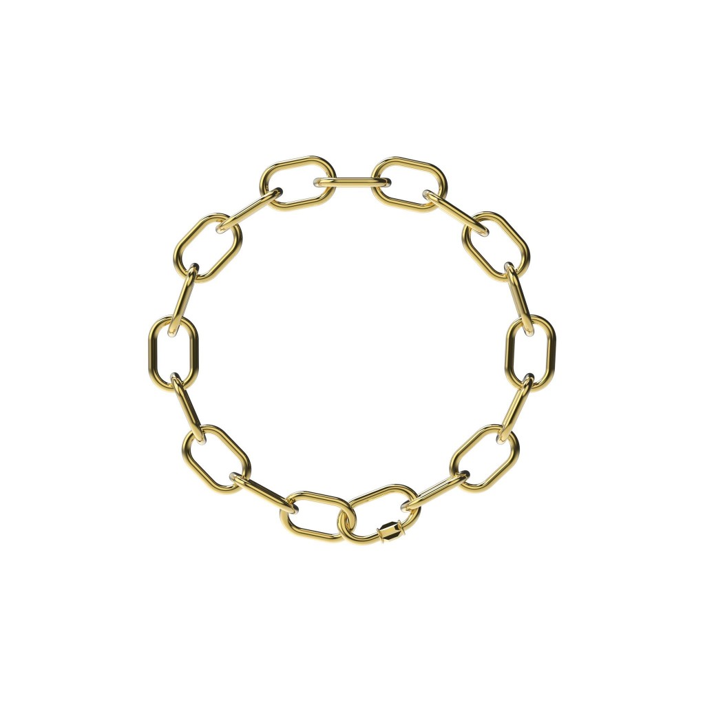 Collier chaîne PAOZ Or jaune 18k (750/1000). - DFLY Paris