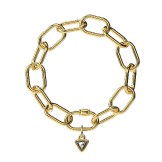 Bracelet chaîne PAOZ Or jaune 18k (750/1000). - DFLY Paris