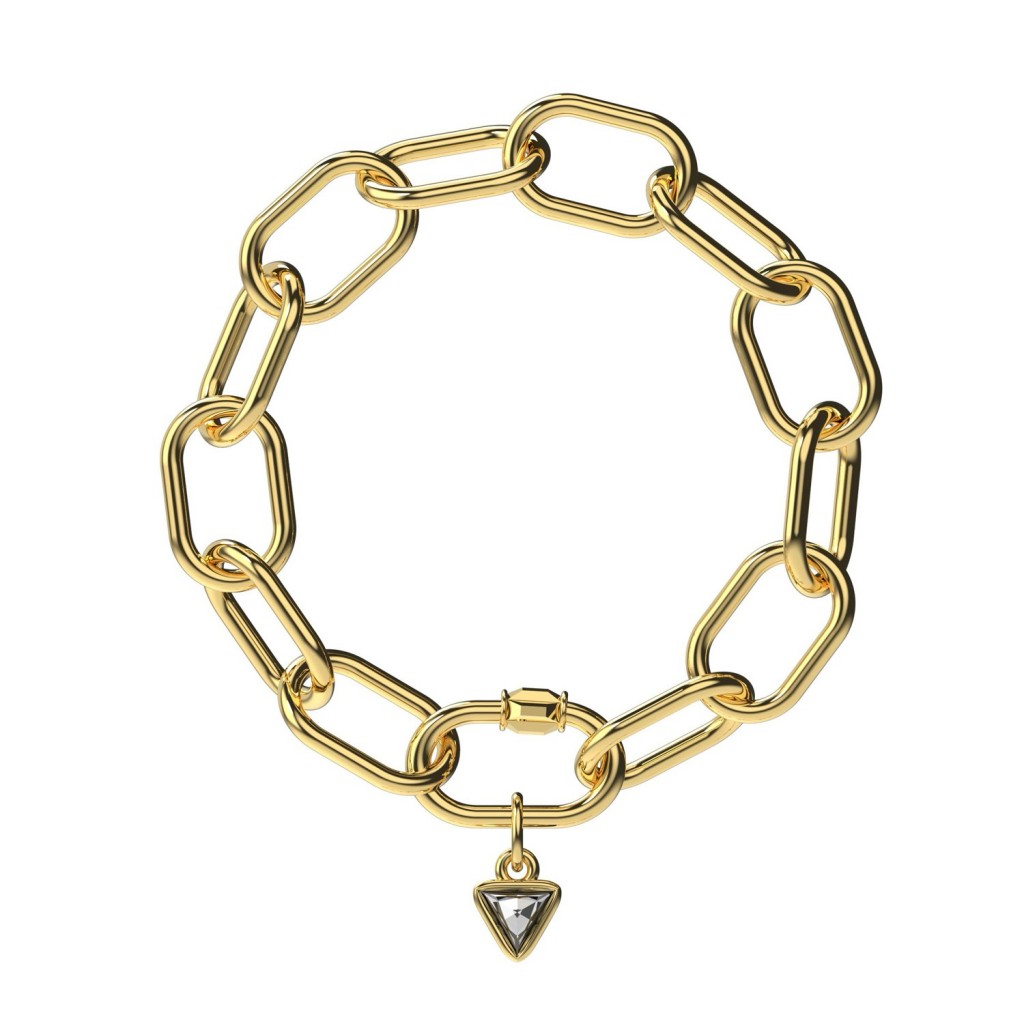 PAOZ chain bracelet 18k (750/1000) Yellow Gold. - DFLY Paris