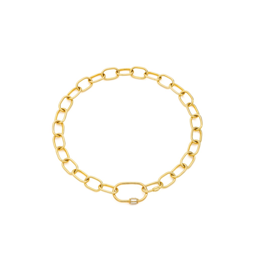 MOUSQUETON Or jaune 18k (750/1000). - DFLY Paris