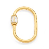 CARABINER OZ 18k (750/1000) Yellow Gold. - DFLY Paris