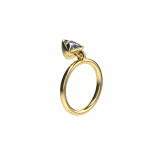 TRILOGY RING TRIANGLE 18k (750/1000) Yellow Gold. - DFLY Paris