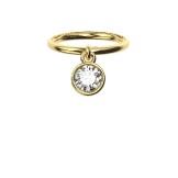 TRILOGY RING CIRCLE 18k (750/1000) Yellow Gold. - DFLY Paris