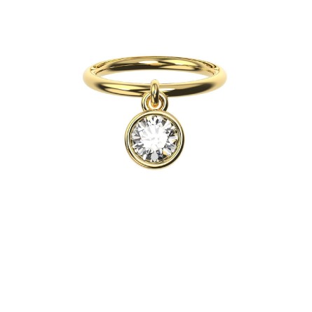 TRILOGY RING CIRCLE 18k (750/1000) Yellow Gold. - DFLY Paris