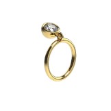TRILOGY RING CIRCLE 18k (750/1000) Yellow Gold. - DFLY Paris