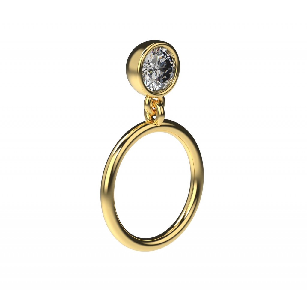 TRILOGY RING CIRCLE 18k (750/1000) Yellow Gold. - DFLY Paris