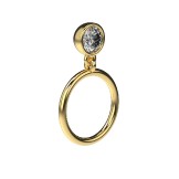 TRILOGY RING CIRCLE 18k (750/1000) Yellow Gold. - DFLY Paris