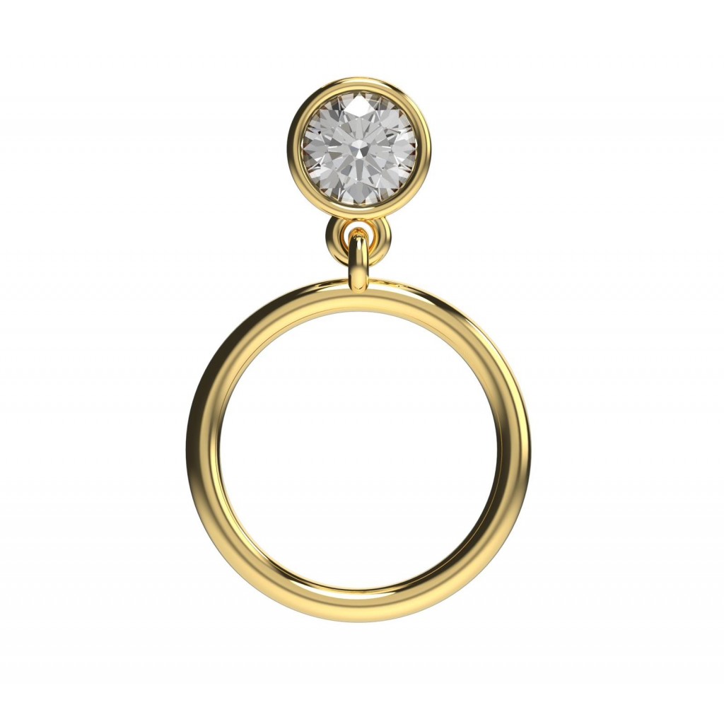 BAGUE TRILOGIE CERCLE Or jaune 18k (750/1000). - DFLY Paris