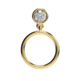 BAGUE TRILOGIE CERCLE Or jaune 18k (750/1000). - DFLY Paris